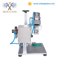 Bespacker YL-P semi automatic pneumatic type four rollers screw spray bottle capping machine